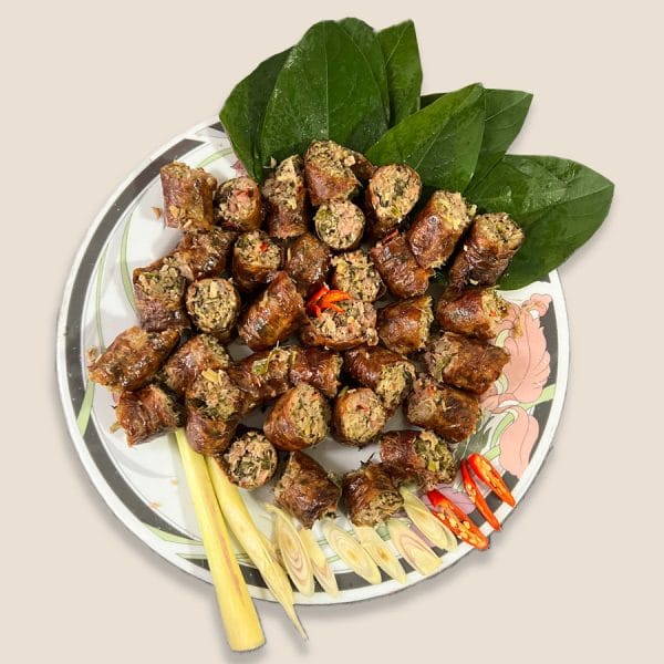 Fried-Pork-Sausage-Dồi-Chiên