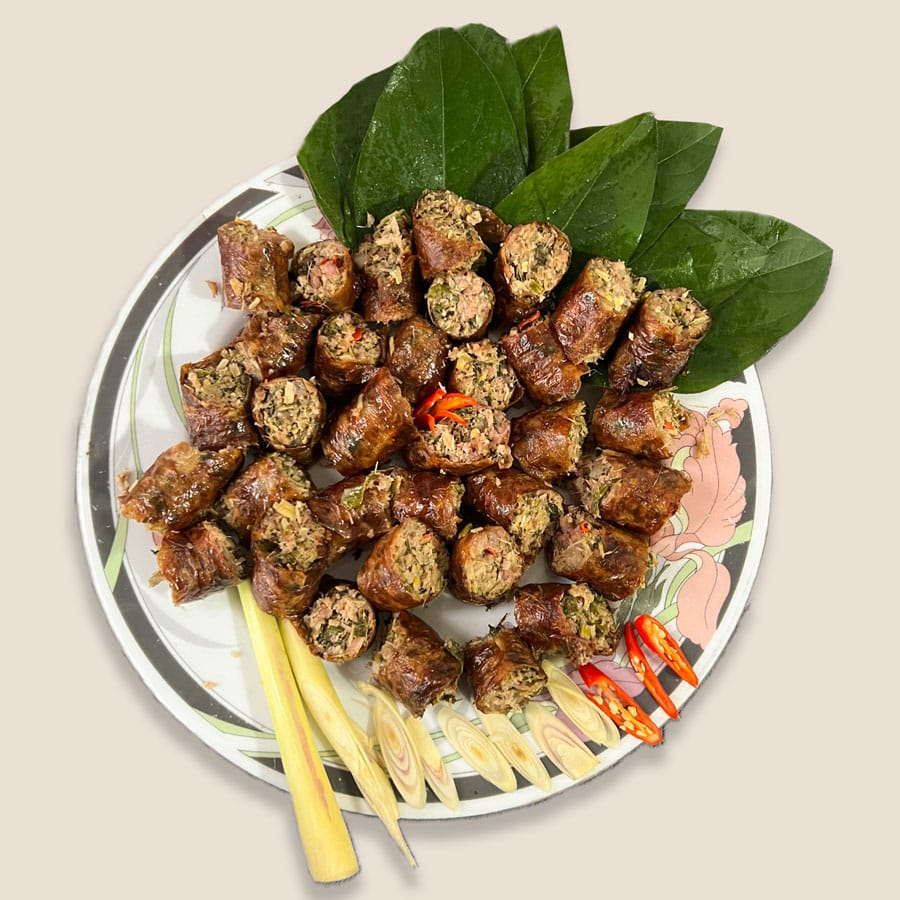 Fried-Pork-Sausage-Dồi-Chiên