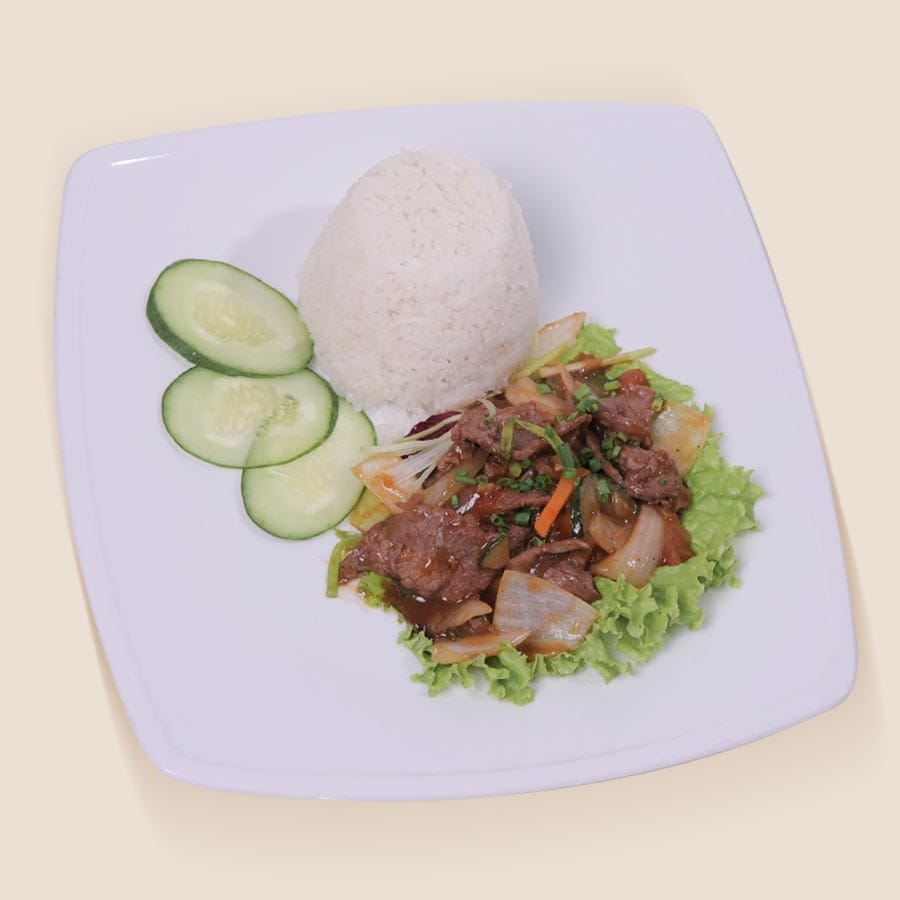 Stir-Fried Beef Rice
